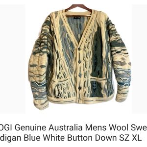 100% Authentic Coogi Australia Men's Wool Sweater